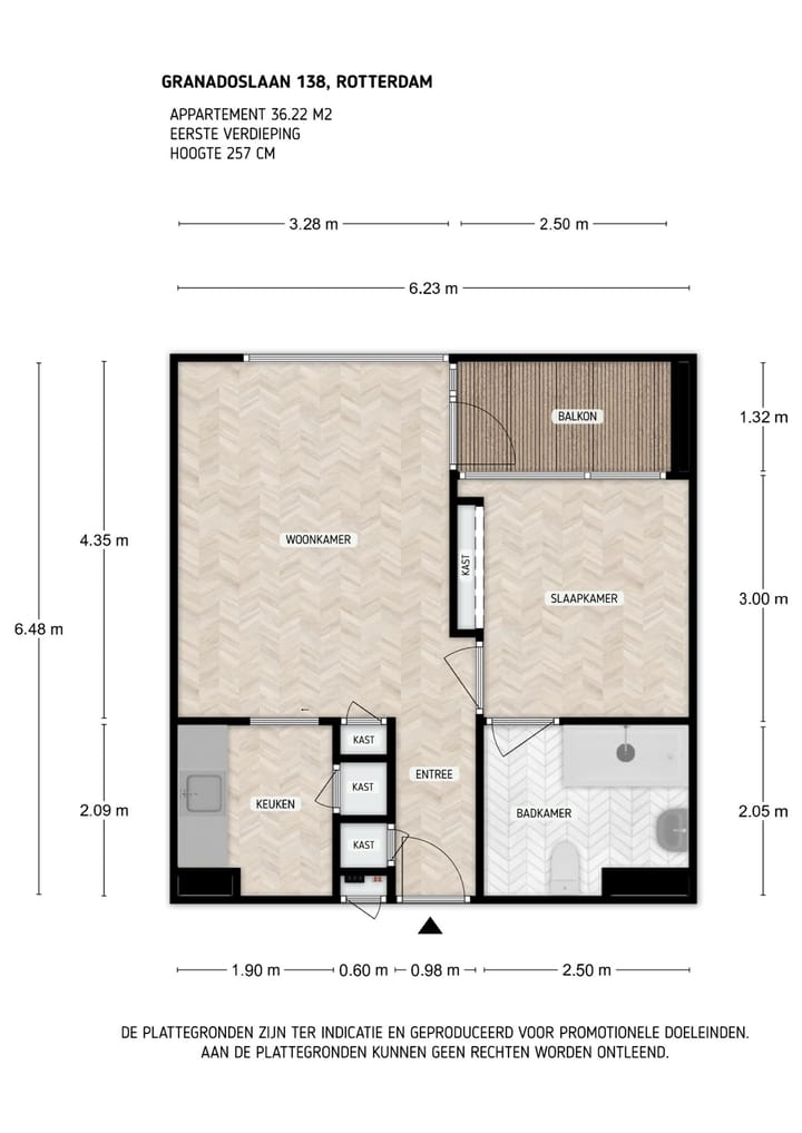 Studio te koop: Granadoslaan 138, Rotterdam