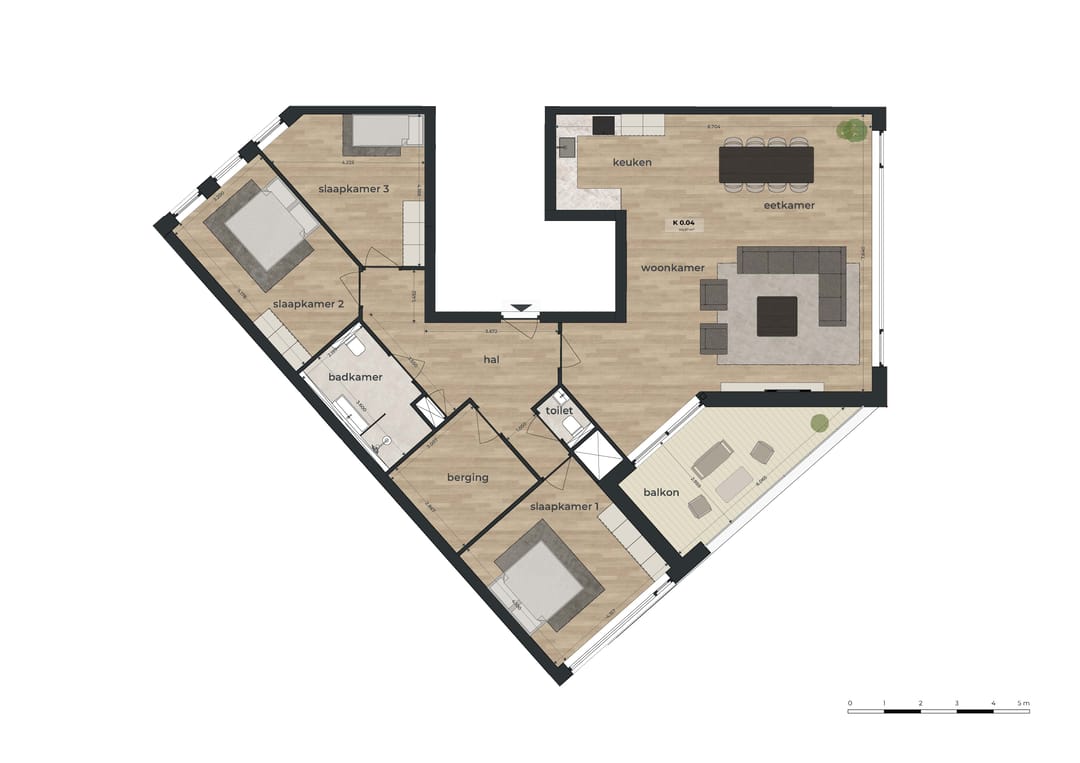 Photo 2 of Appartementen Het Kabinet (Bouwnr. K0.04)
