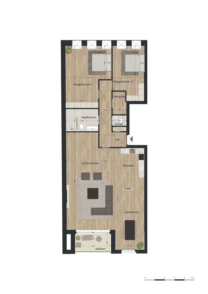 Photo 2 of Appartementen Het Kabinet (Bouwnr. K3.06)