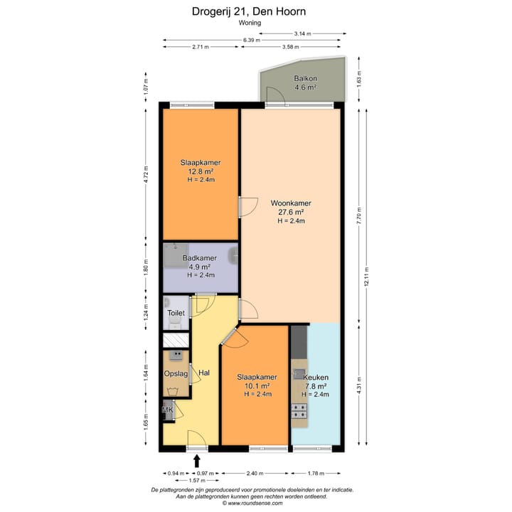 Appartement te koop: Drogerij 21, Den Hoorn (Zh)