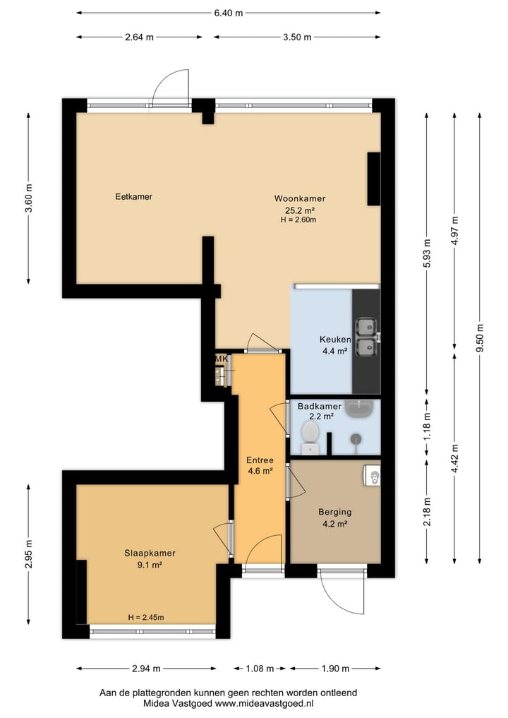 Appartement te koop: Nijlânsdyk 129, Leeuwarden