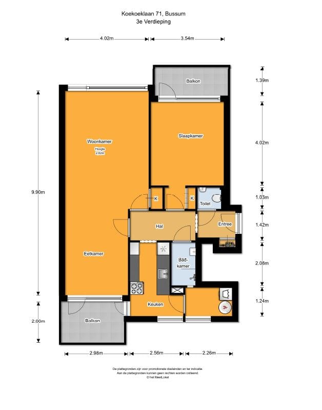 Appartement te koop: Koekoeklaan 71, Bussum