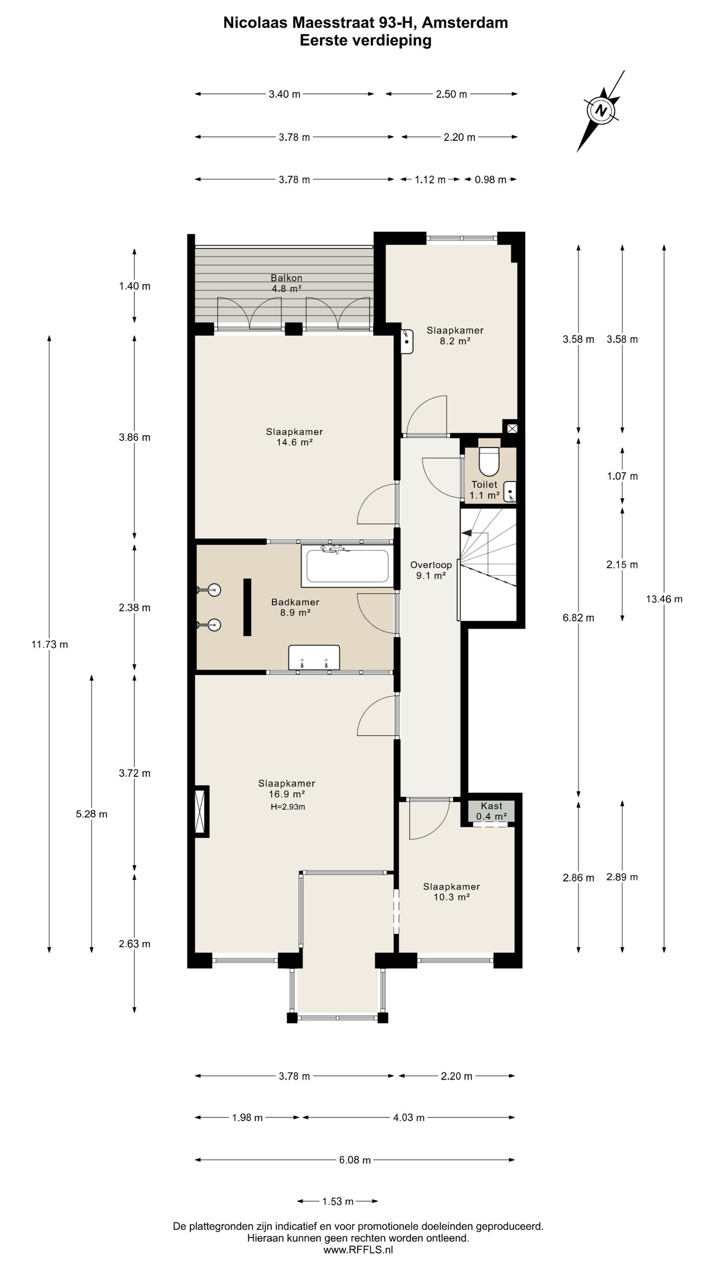 Foto 44 van Nicolaas Maesstraat 93-H