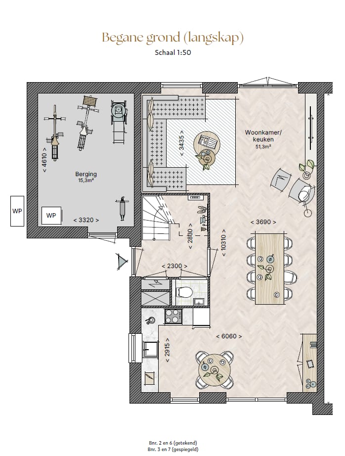 Foto 6 van Bouwnr. 7 - Type A - 2 onder 1 kap woning (Bouwnr. 7)