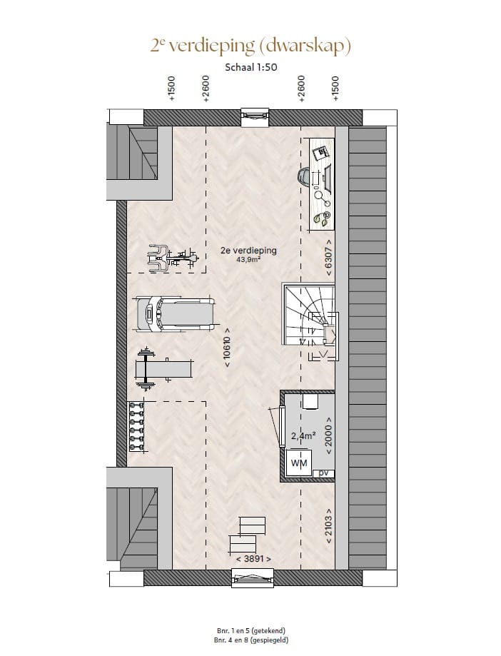 Photo 8 of Bouwnr. 5 - Type A - 2 onder 1 kap woning (Bouwnr. 5)