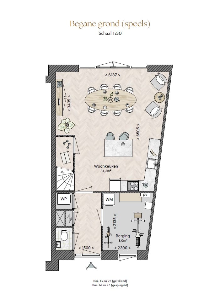 Foto 6 van Bouwr 22 - Type E - Waaier woning (Bouwnr. 22)