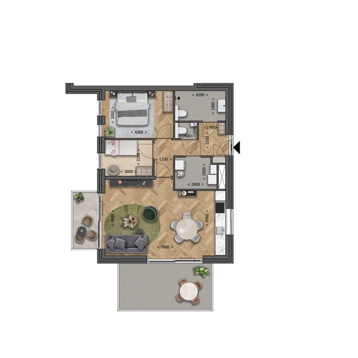 Foto 4 van E2 (Bouwnr. 22)
