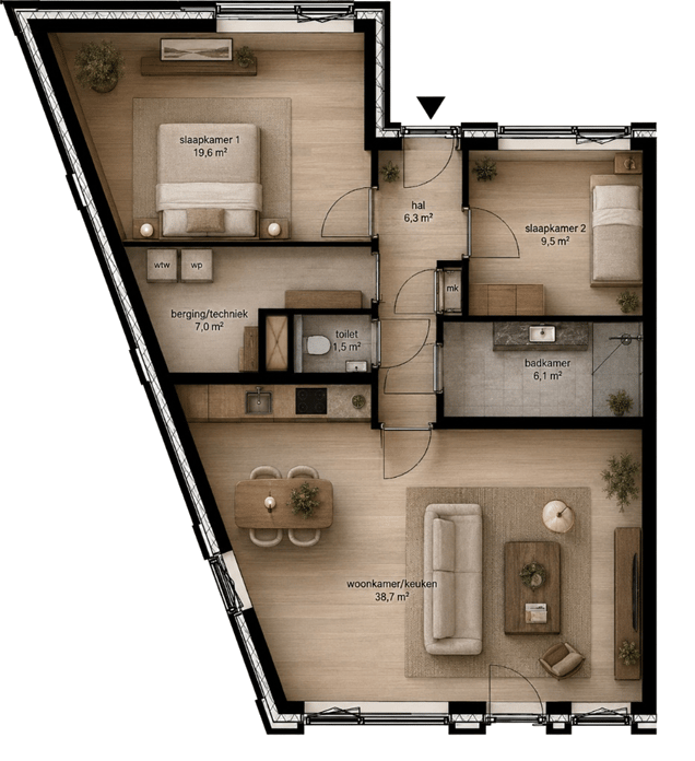 Foto 1 van A1 (Bouwnr. 15)