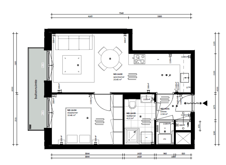 Studio te koop: Molenstraat 2-14, Putten