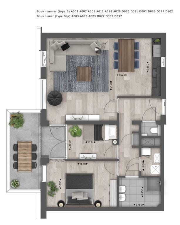Appartement te huur: Blauwe Berg 15D, Hoorn