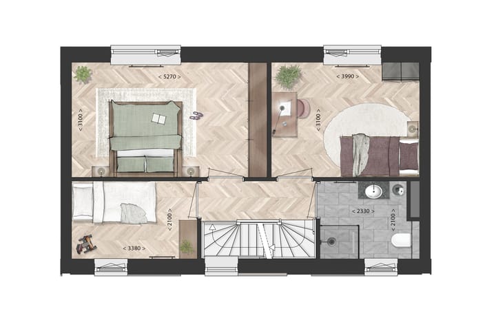 Foto 5 van Satijnhof fase 3 - Parkwoningen (Bouwnr. 3)
