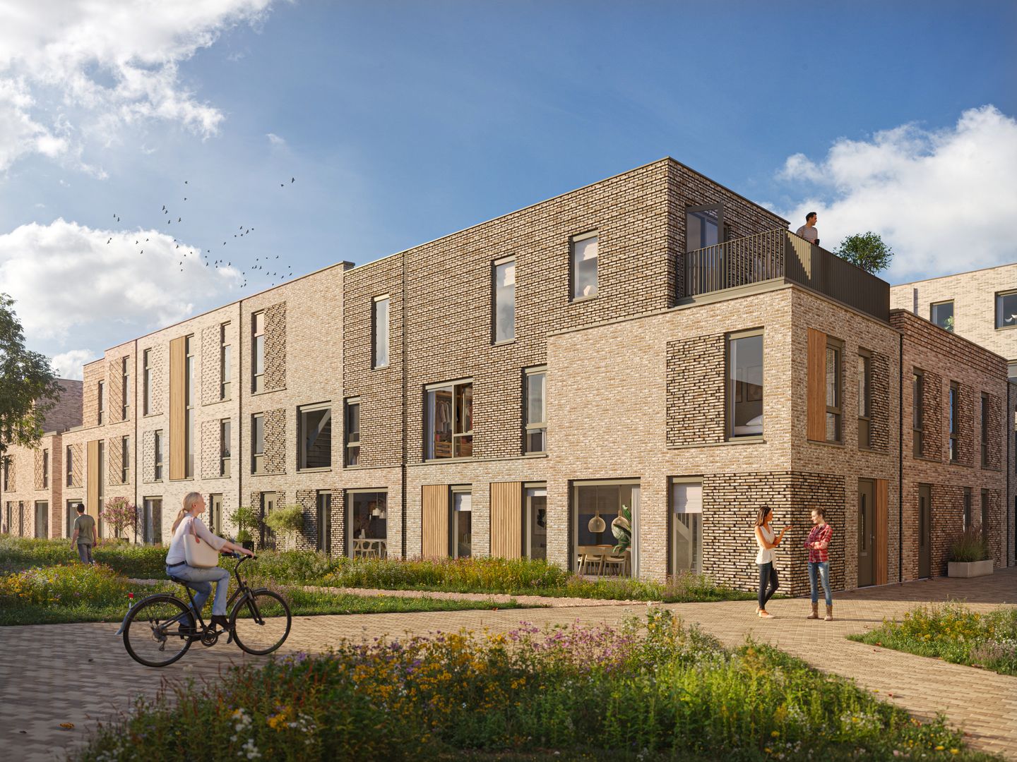 Foto 1 van Satijnhof fase 3 - Hoekwoningen (Bouwnr. 9)