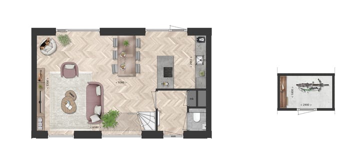 Foto 4 van Satijnhof fase 3 - Parkwoningen (Bouwnr. 3)