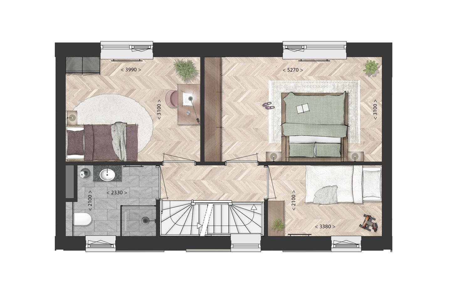 Foto 5 van Satijnhof fase 3 - Parkwoningen (Bouwnr. 4)