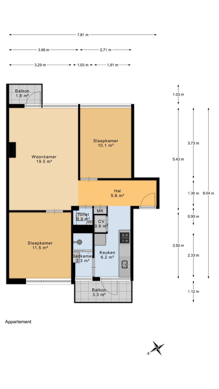 Appartement te koop: Einsteinlaan 227, Badhoevedorp