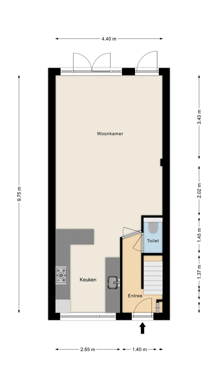 Tussenwoning te koop: Esdoornlaan 10, Zaandijk