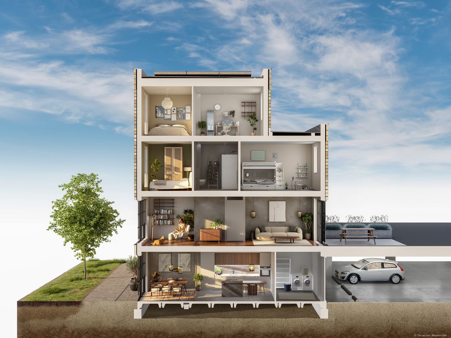 Foto 5 van Dekwoning 4 laags XL (Bouwnr. 101)