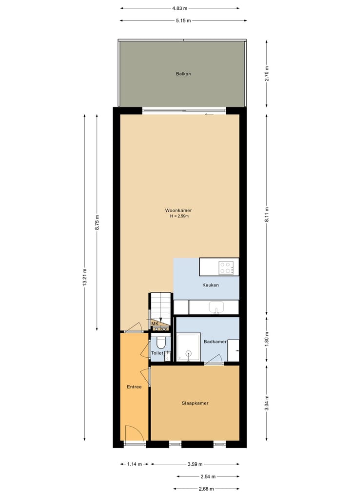Appartement te koop: Eerste Hoefweg 9, De Hoef