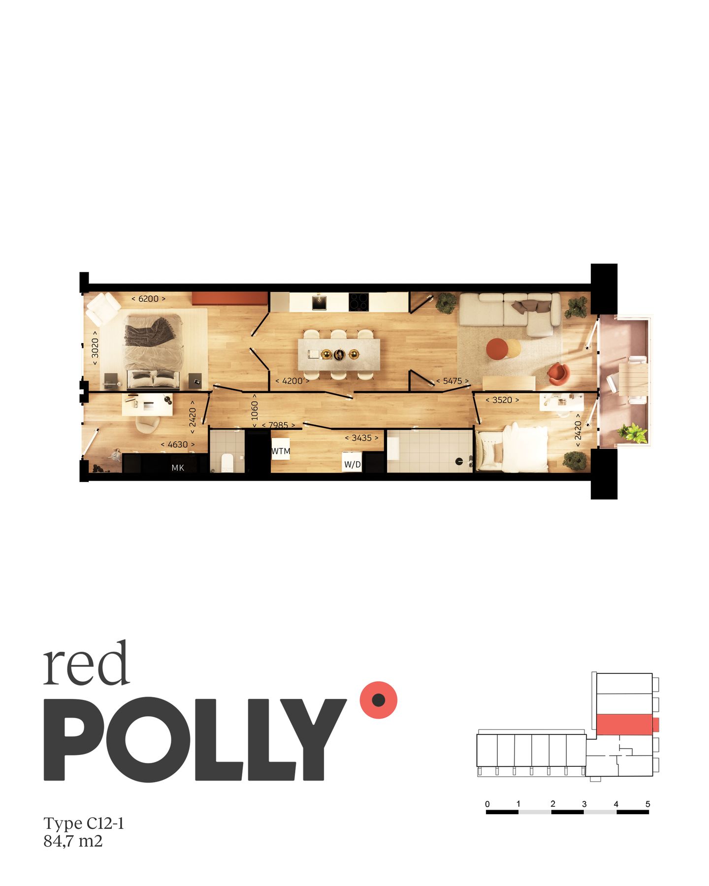 Foto 4 van Red Polly - vrije sector koop (Bouwnr. 3)