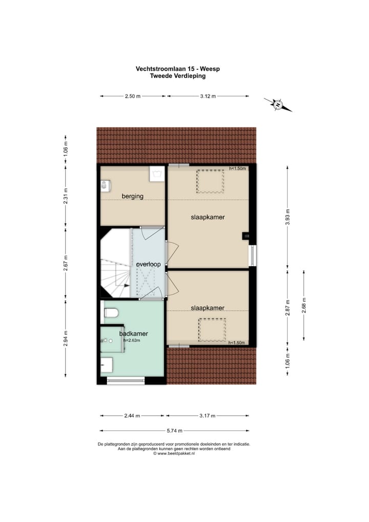 Appartement te koop: Vechtstroomlaan 15, Weesp