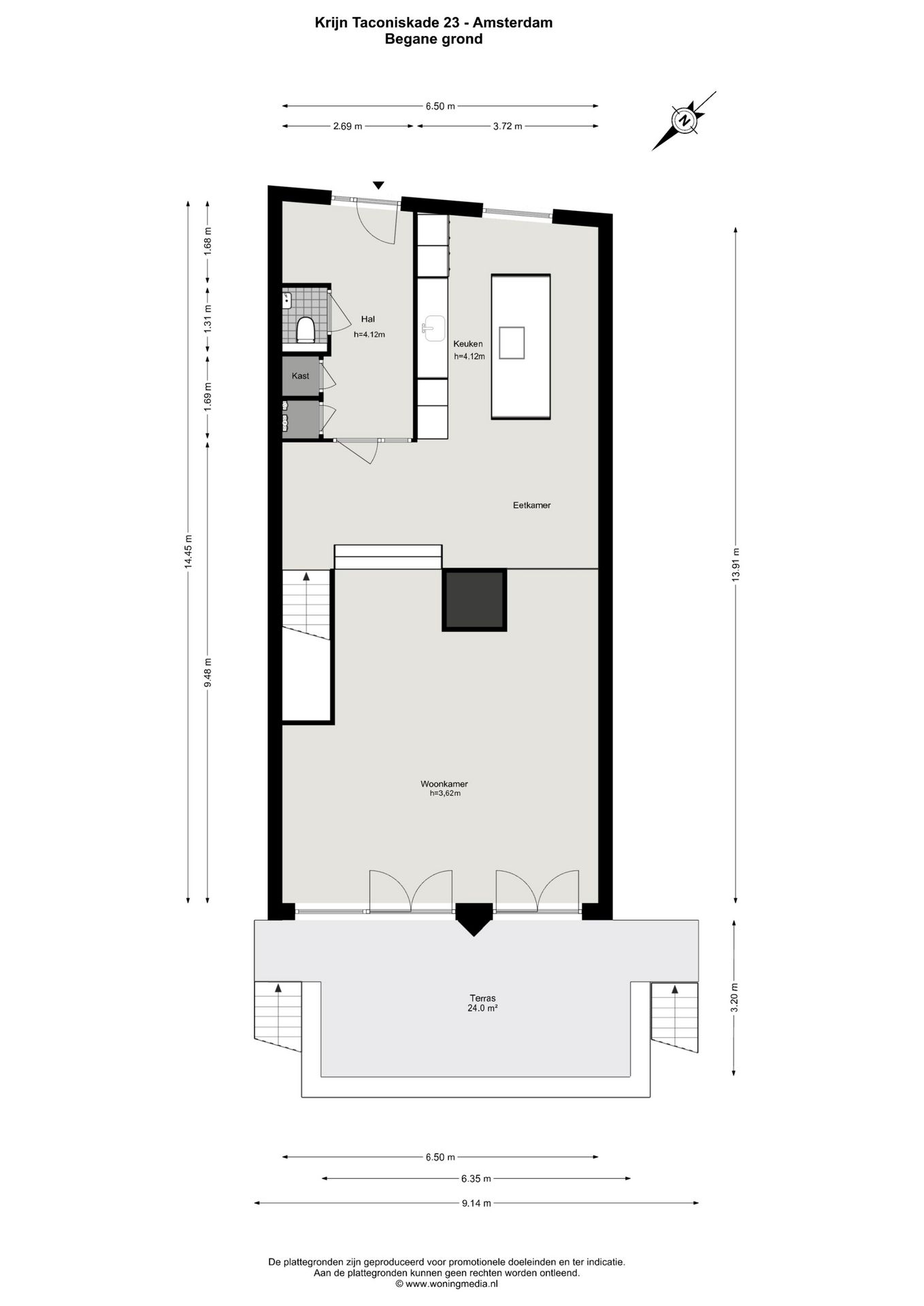 Foto 50 van Krijn Taconiskade 23