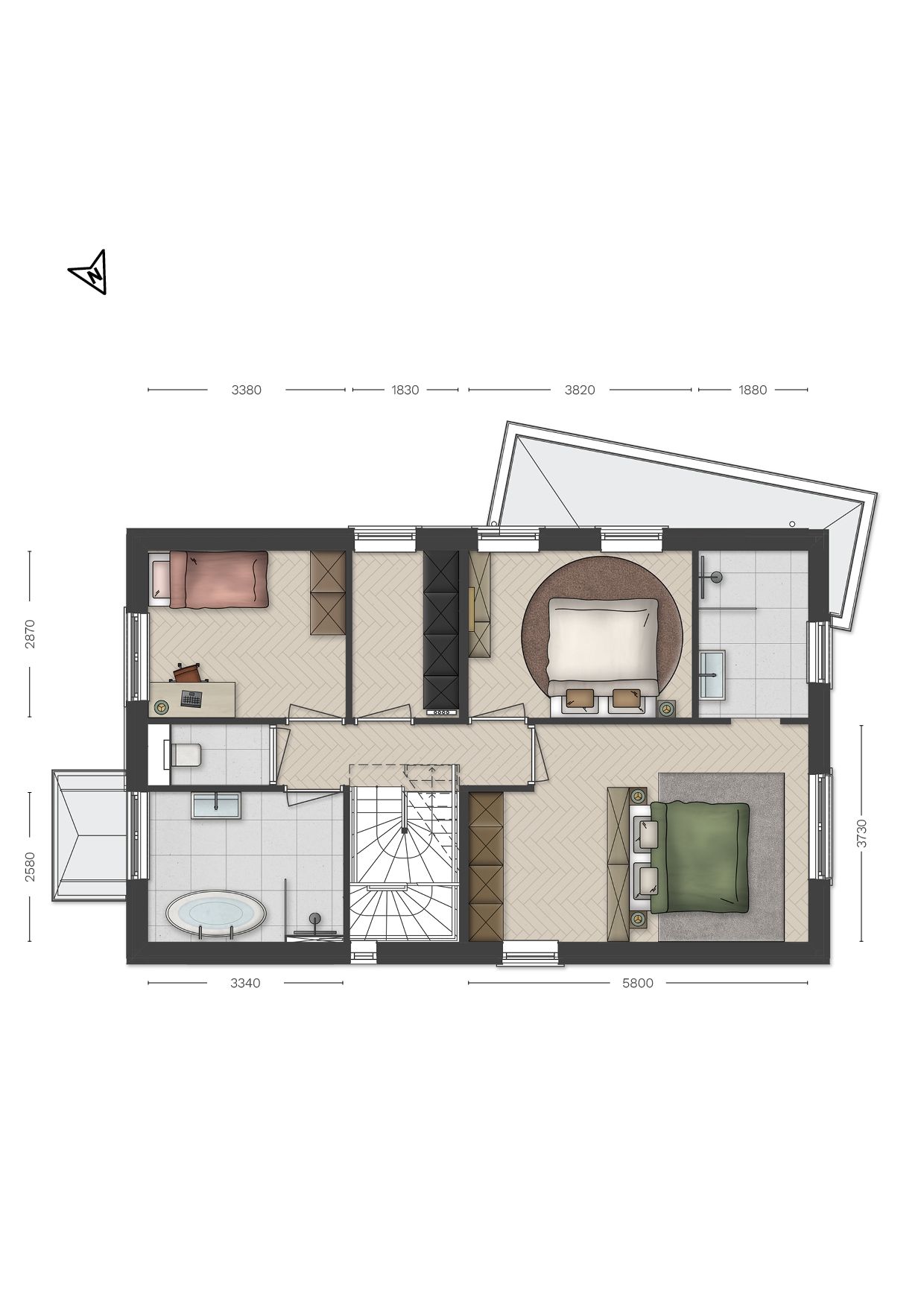 Photo 3 of Vrijstaande woning (Bouwnr. BWNR 1)