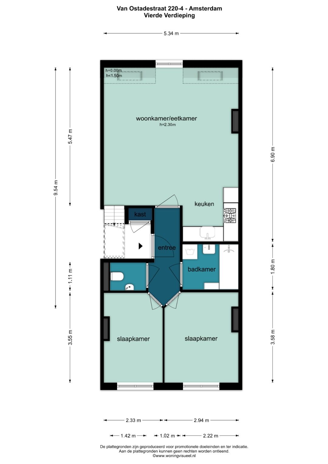 Foto 44 van Van Ostadestraat 220-4