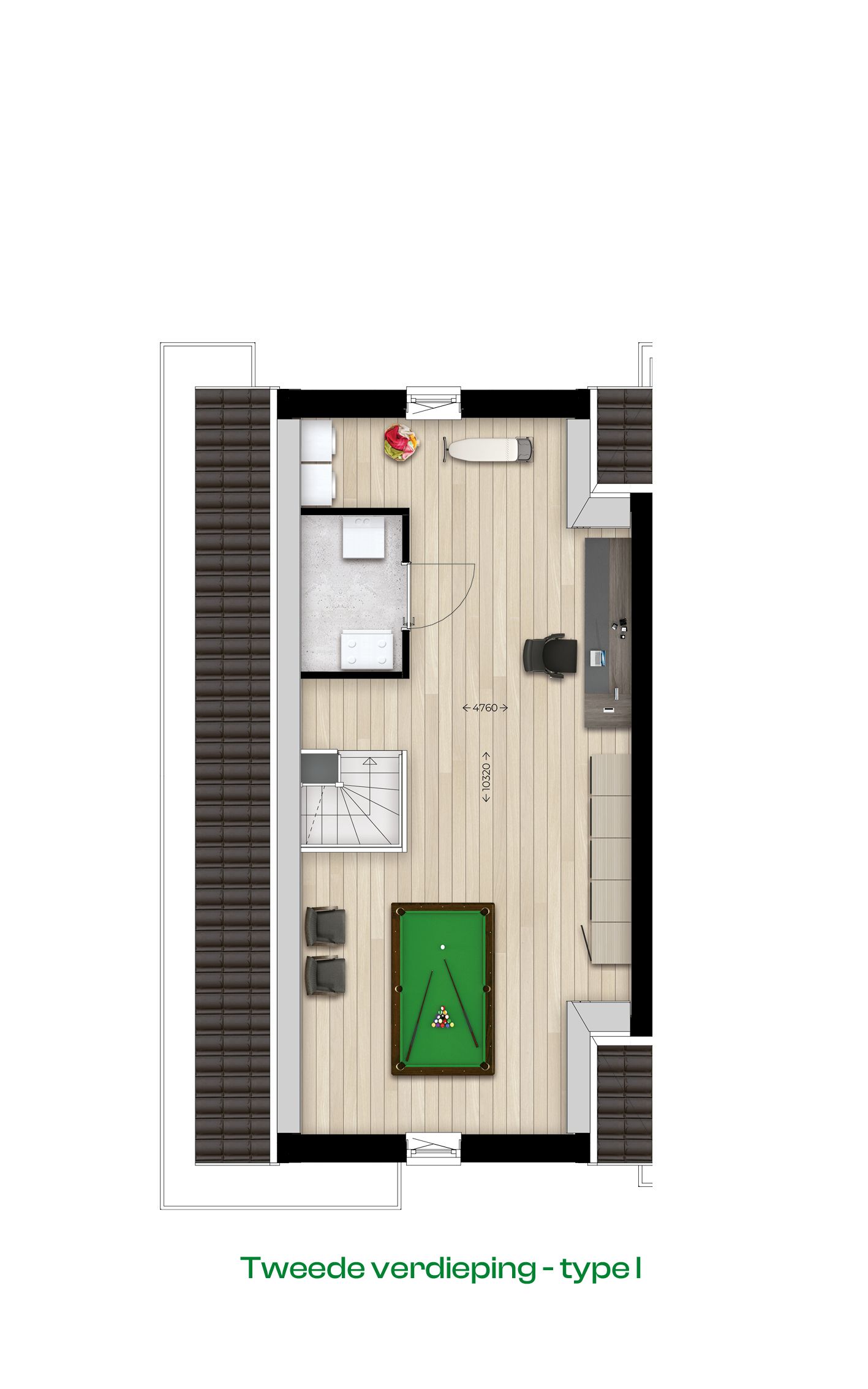 Foto 4 van Tweekapper type I (Bouwnr. 19)