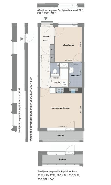 Appartement te huur: Schipluidenlaan 268, Amsterdam