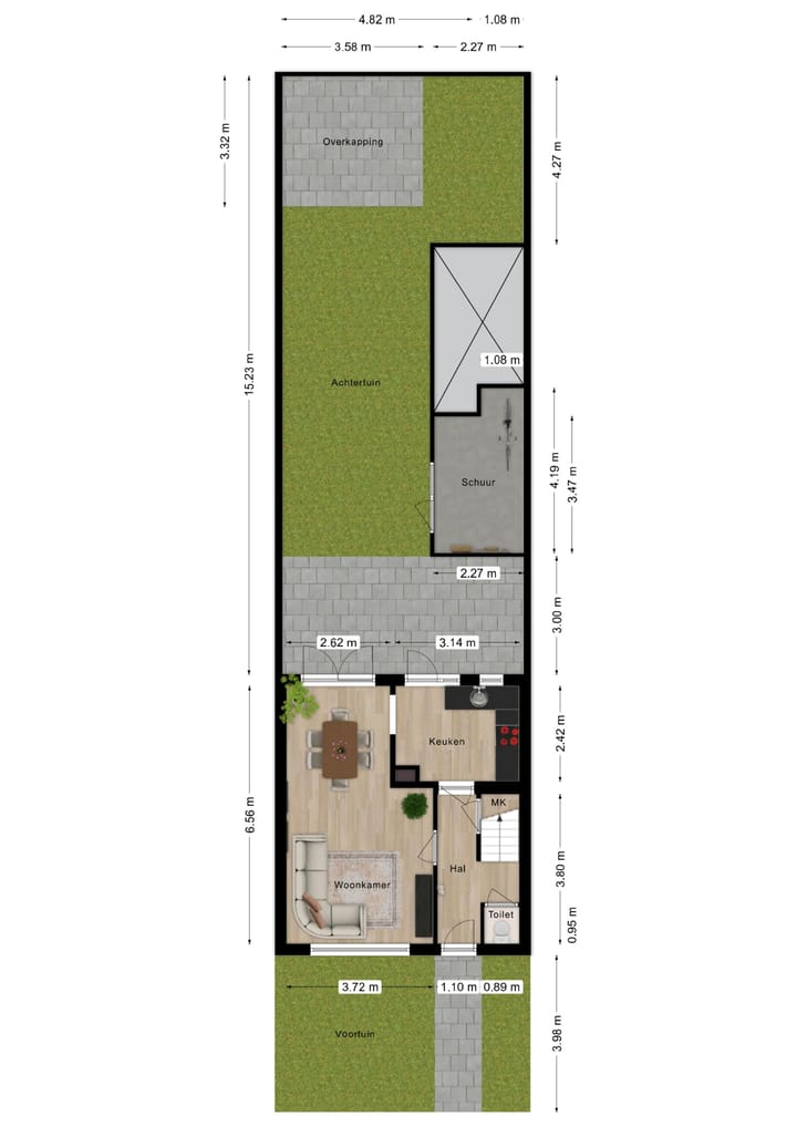 Tussenwoning te koop: Seinehof 18, Veldhoven
