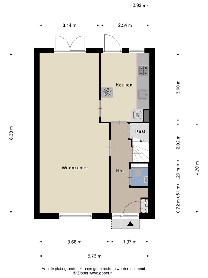 Tussenwoning te koop: Johannes Vermeerstraat 17, Oosterhout (Nb)