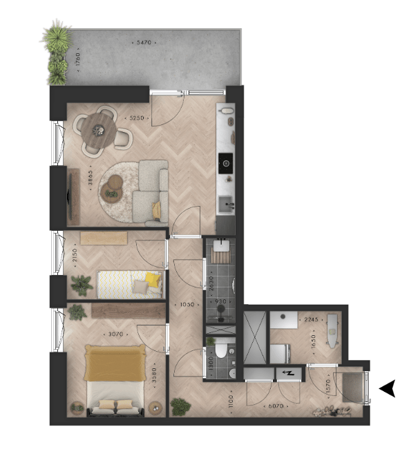 Foto 3 van A1-2 (Bouwnr. 8.01)
