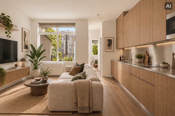 Studio te koop: Eerste Keucheniusstraat 23C, Amsterdam