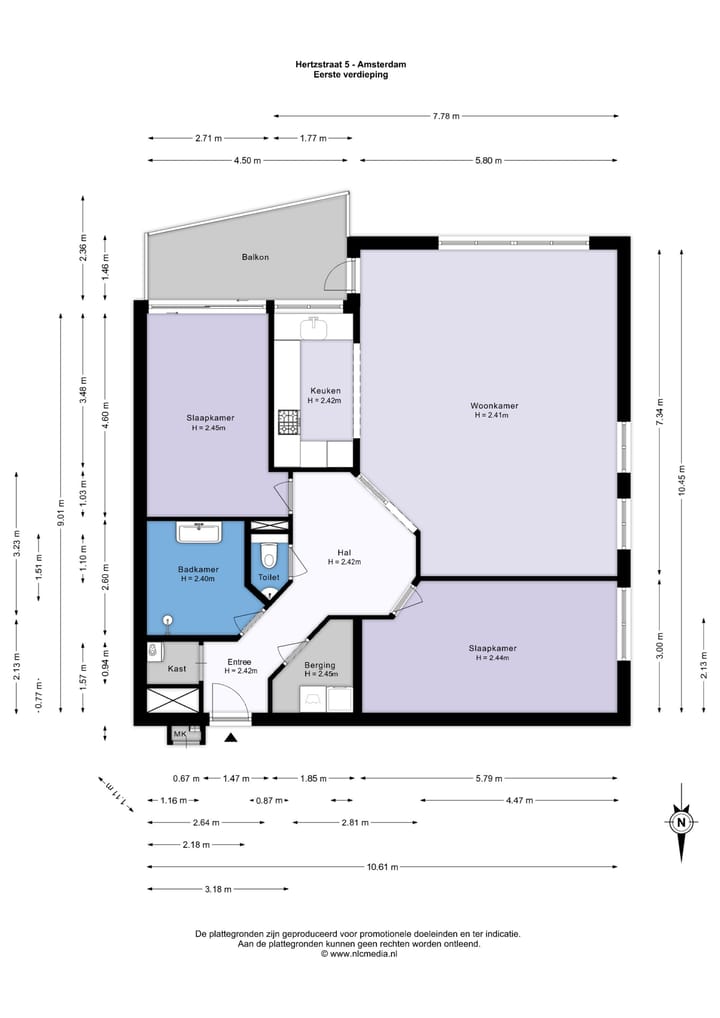 Appartement te koop: Hertzstraat 5, Amsterdam