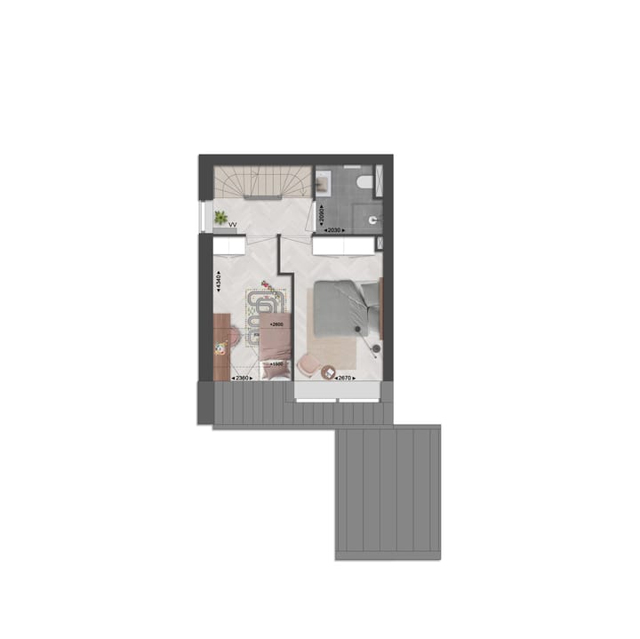 Foto 4 van Rug-aan-rugwoningen (Bouwnr. 66)