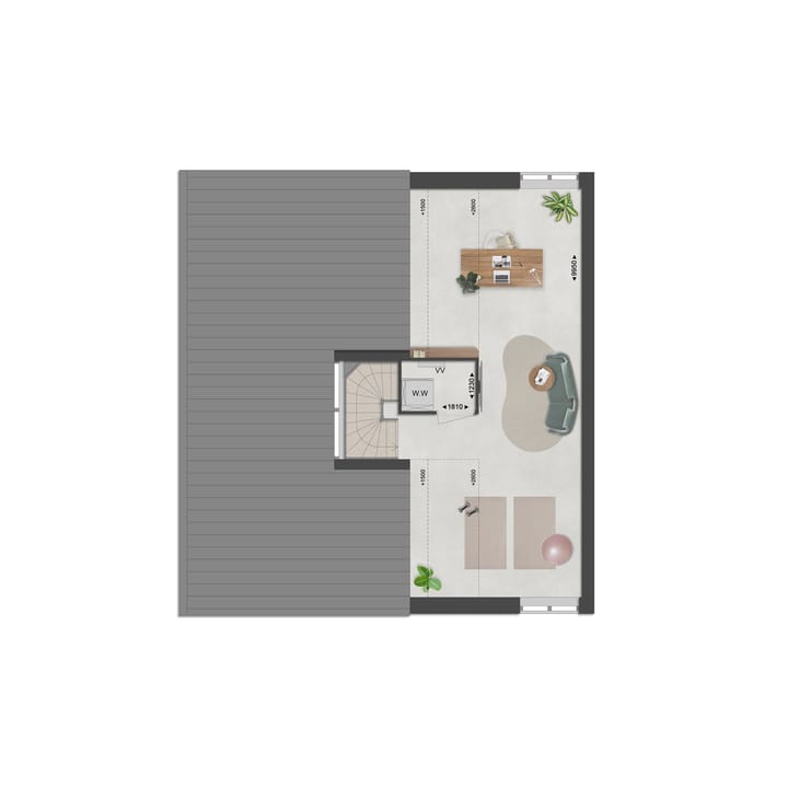Photo 4 of Levensloopgeschikte twee-onder-een-kapwonin (Bouwnr. 91)