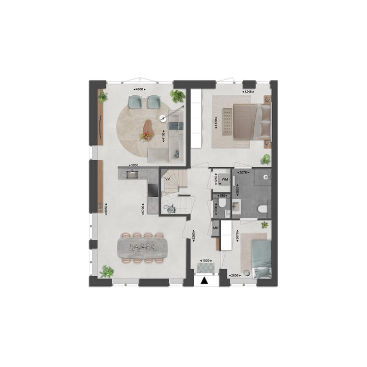 Photo 2 of Levensloopgeschikte twee-onder-een-kapwonin (Bouwnr. 91)