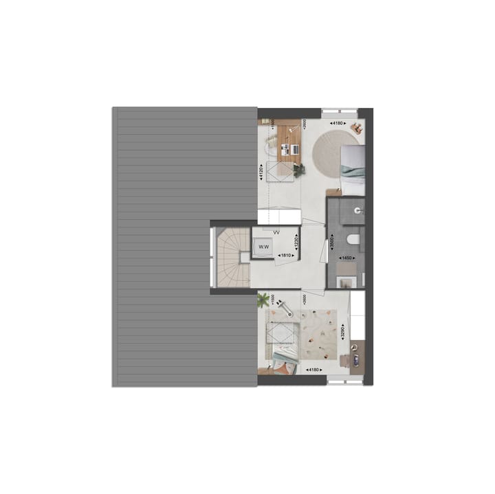 Photo 5 of Levensloopgeschikte twee-onder-een-kapwonin (Bouwnr. 91)