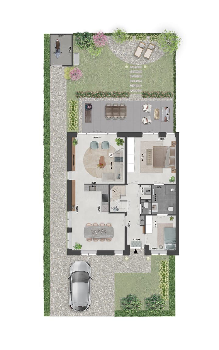 Photo 3 of Levensloopgeschikte twee-onder-een-kapwonin (Bouwnr. 91)