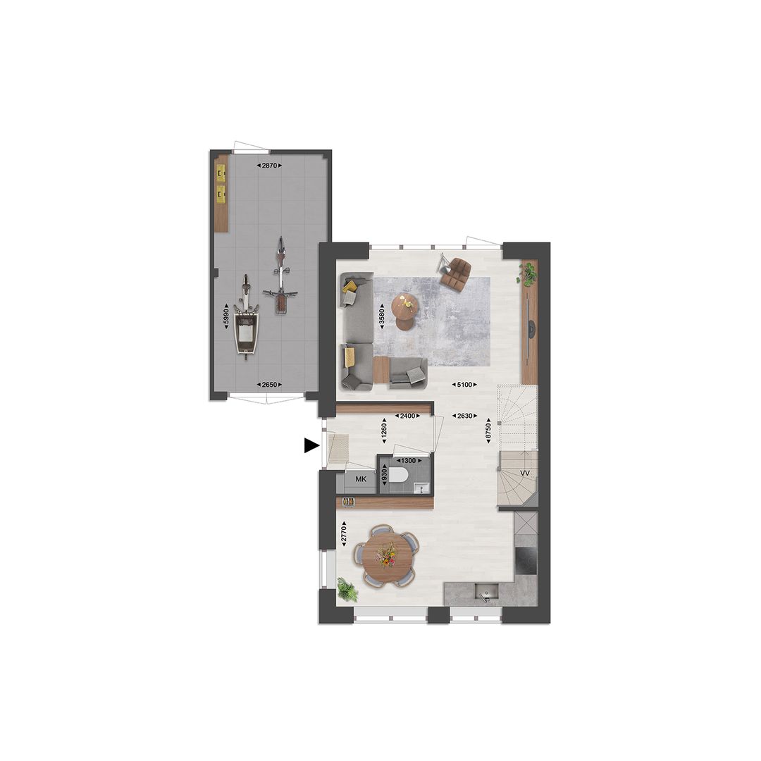Foto 2 van Rijwoning (Bouwnr. 100)