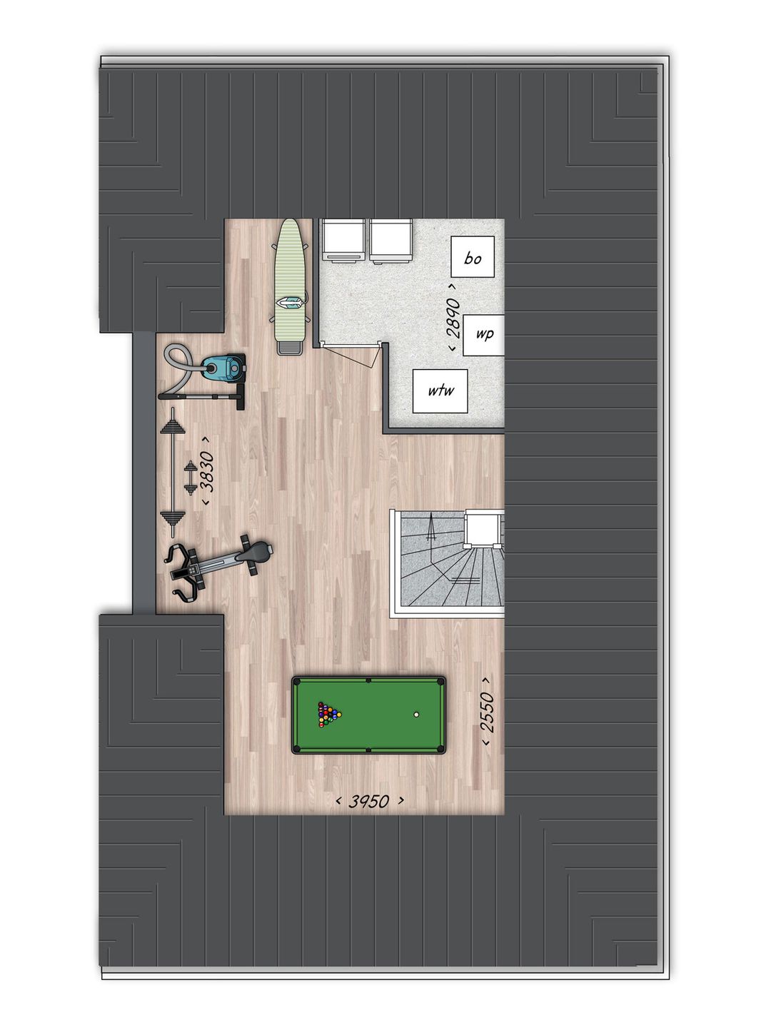 Foto 7 van 2 onder 1 kapwoning XL (Bouwnr. 50)