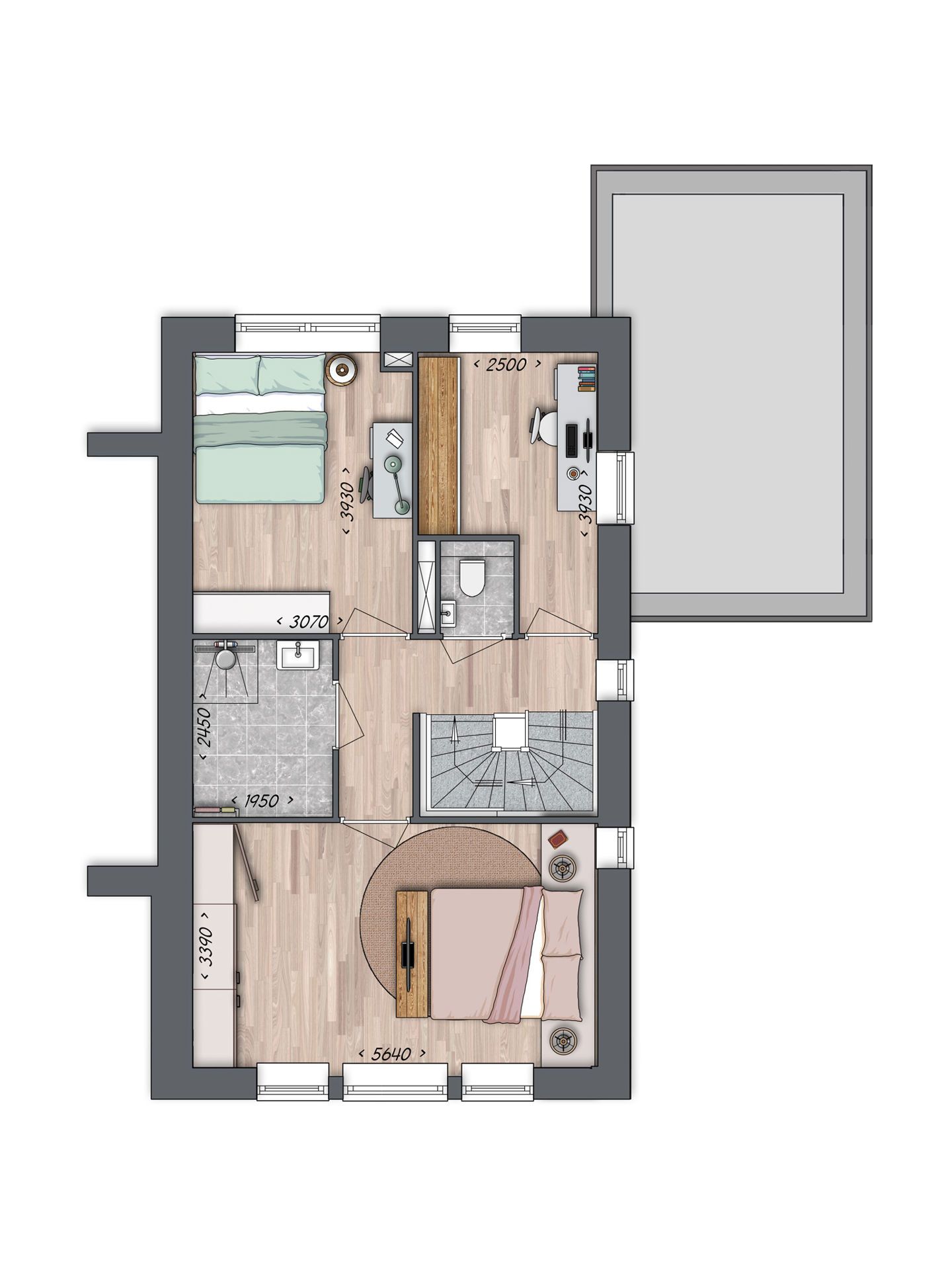 Foto 6 van 2 onder 1 kapwoning XL (Bouwnr. 50)