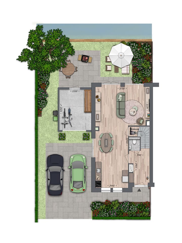 Foto 5 van 2 onder 1 kapwoning XL (Bouwnr. 41)