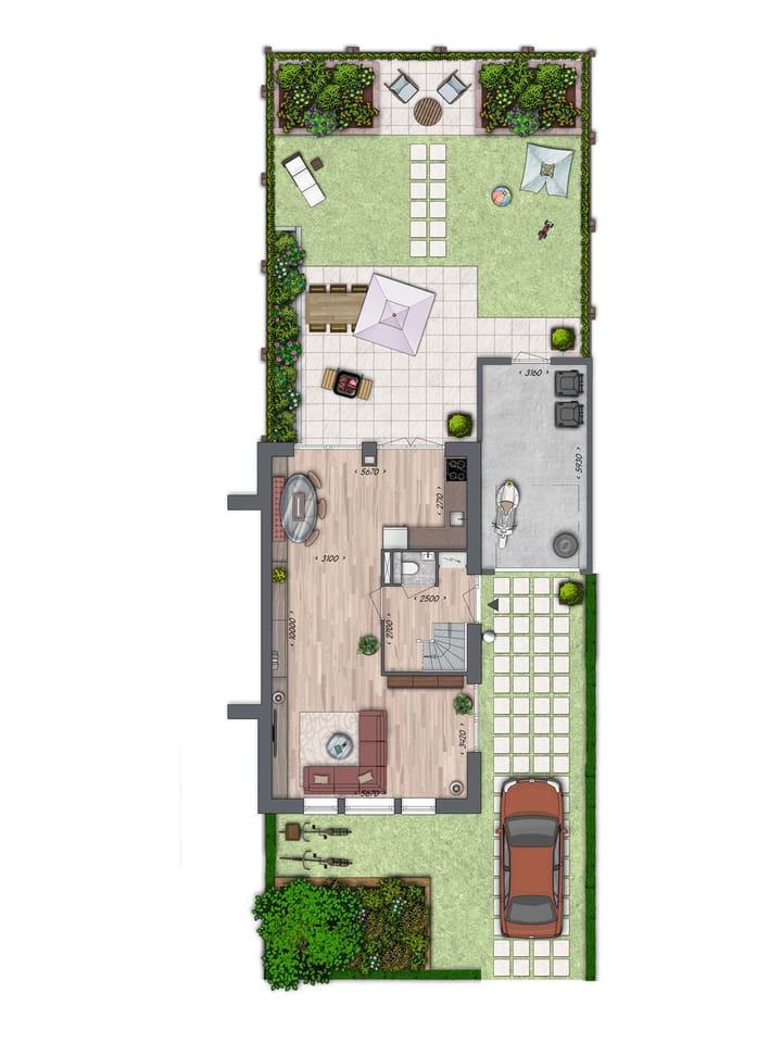 Foto 5 van 2 onder 1 kapwoning XL (Bouwnr. 50)