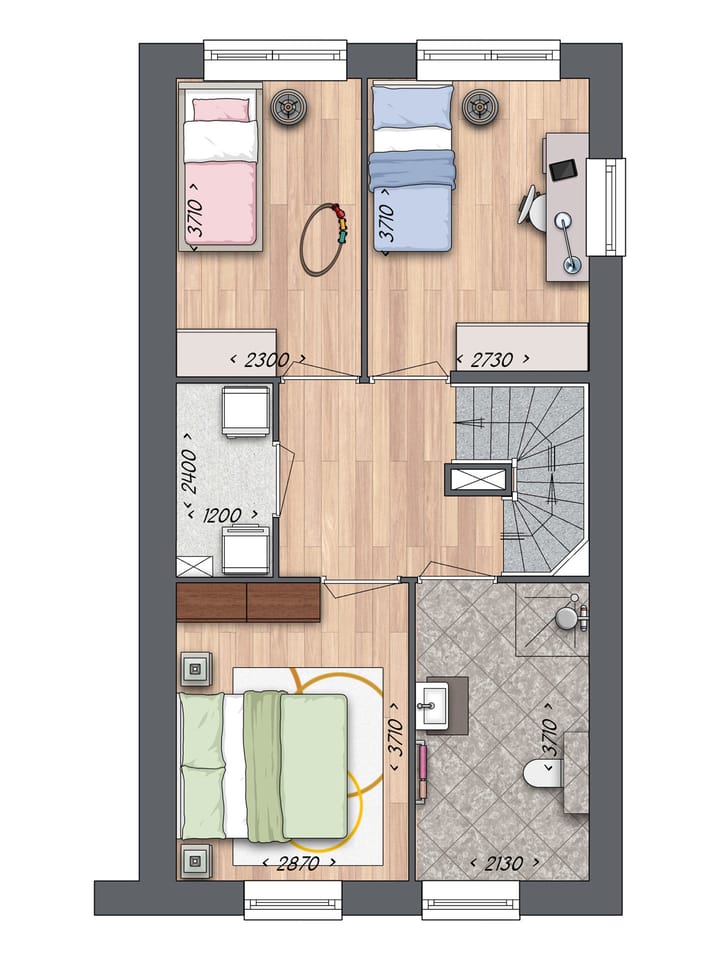 Foto 5 van Geschakelde hoekwoning L (Bouwnr. 81)