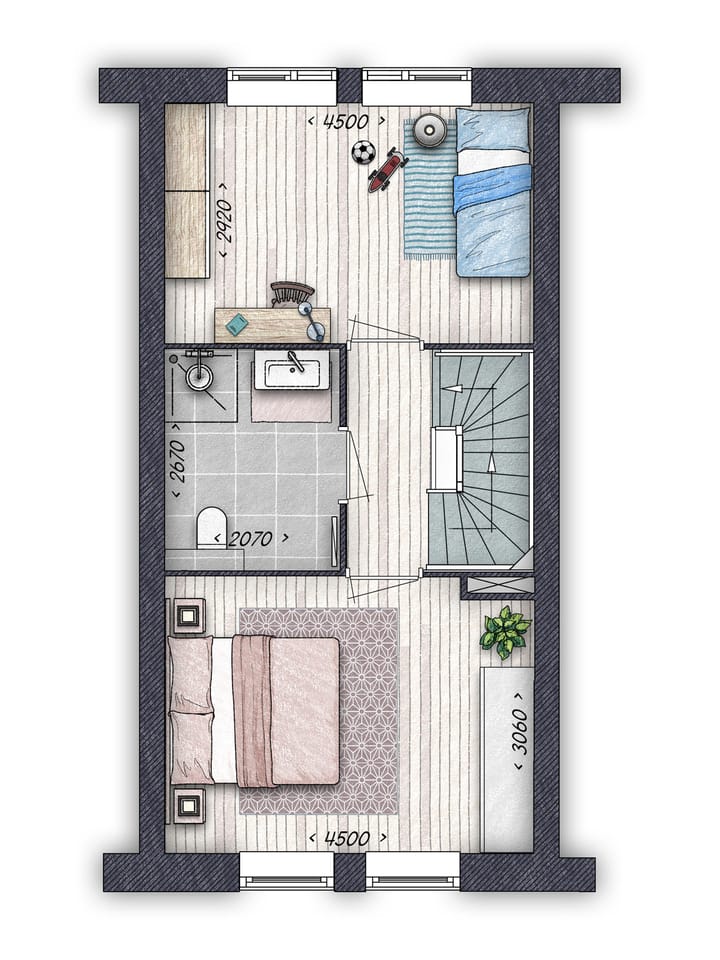 Foto 5 van Tussenwoning (Bouwnr. 17)