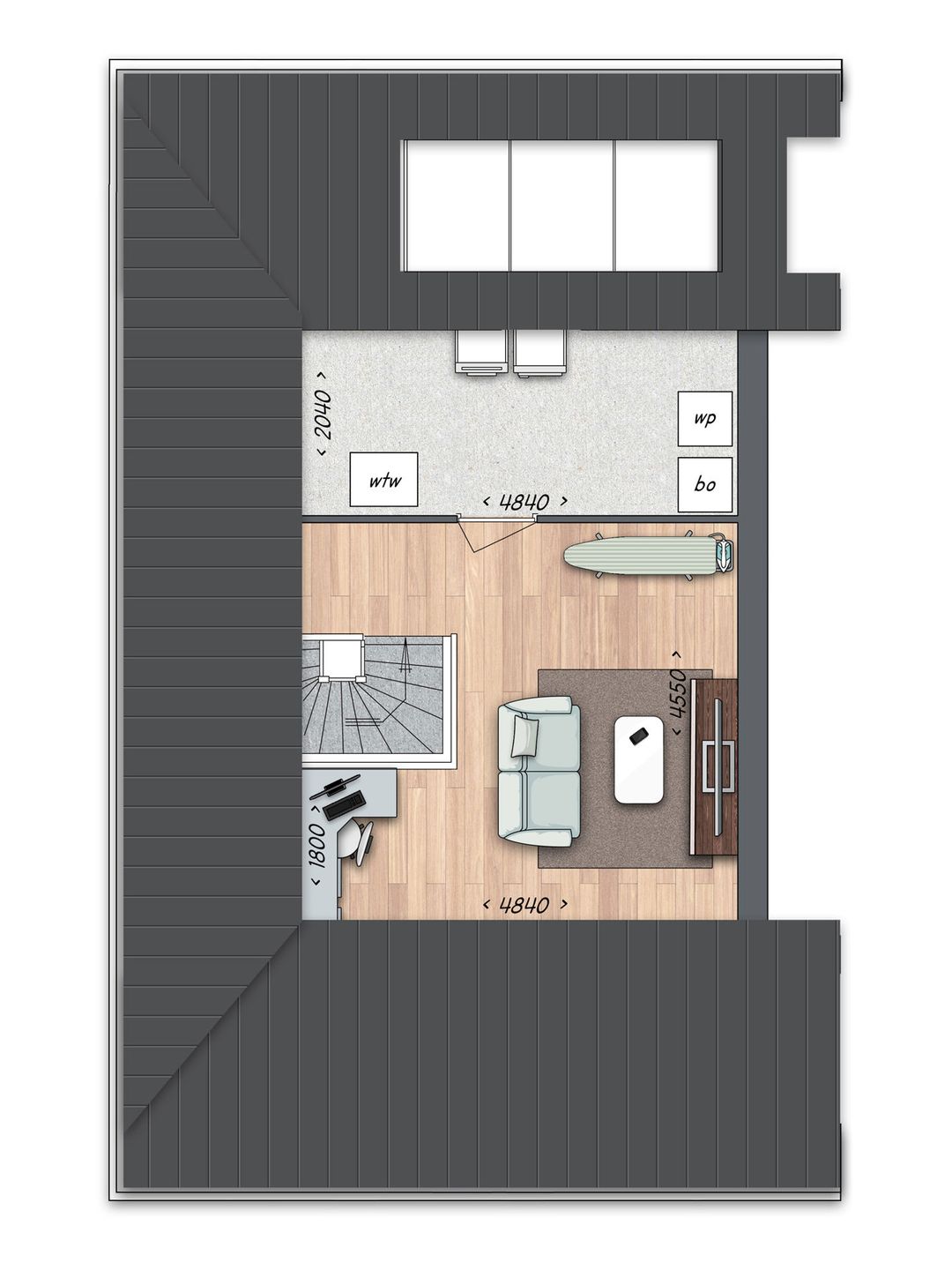 Foto 8 van 2 onder 1 kapwoning XL (Bouwnr. 24)