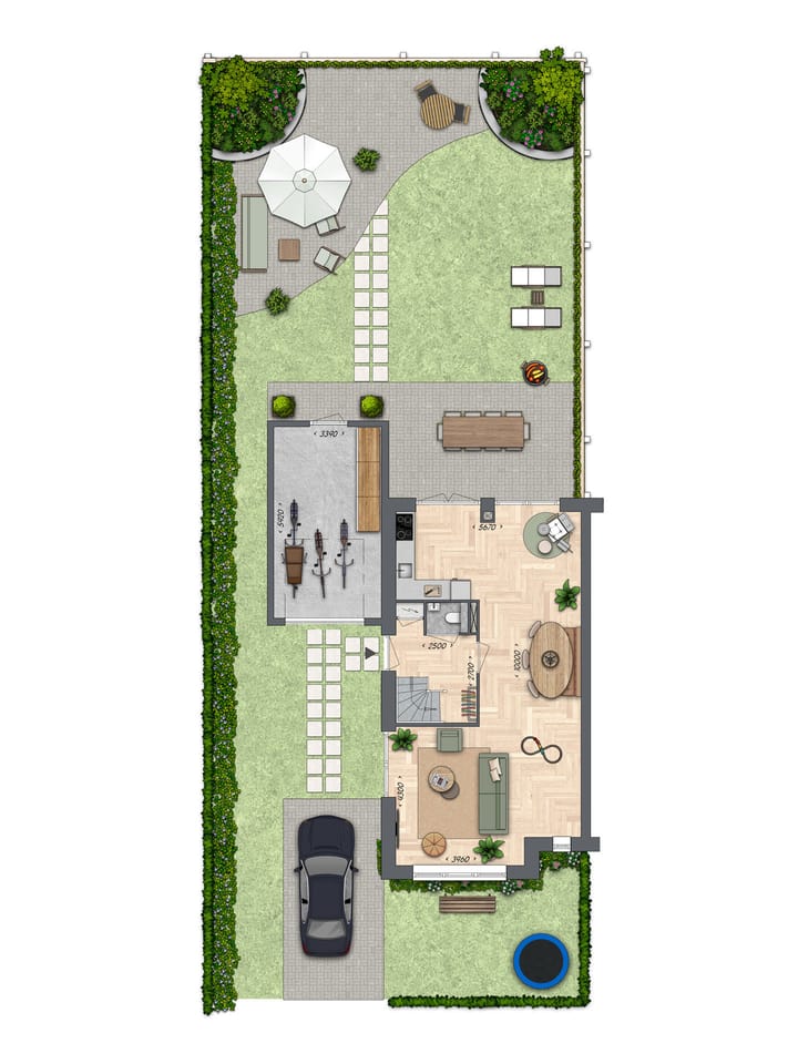 Foto 5 van 2 onder 1 kapwoning XXL (Bouwnr. 46)