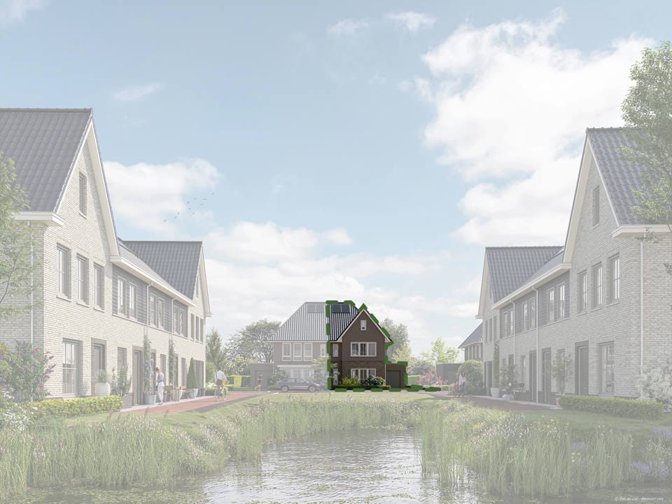 Photo 2 of 2 onder 1 kapwoning XXL (Bouwnr. 25)