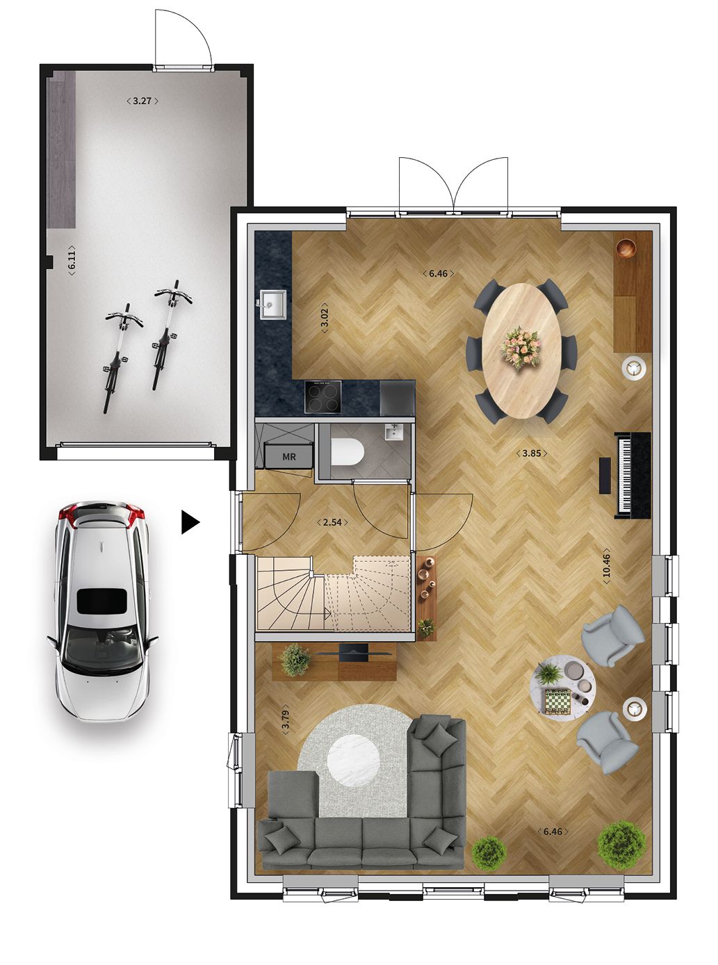 Foto 3 van Vrijstaande woning (Bouwnr. 17)